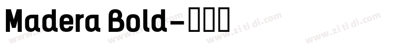 Madera Bold字体转换